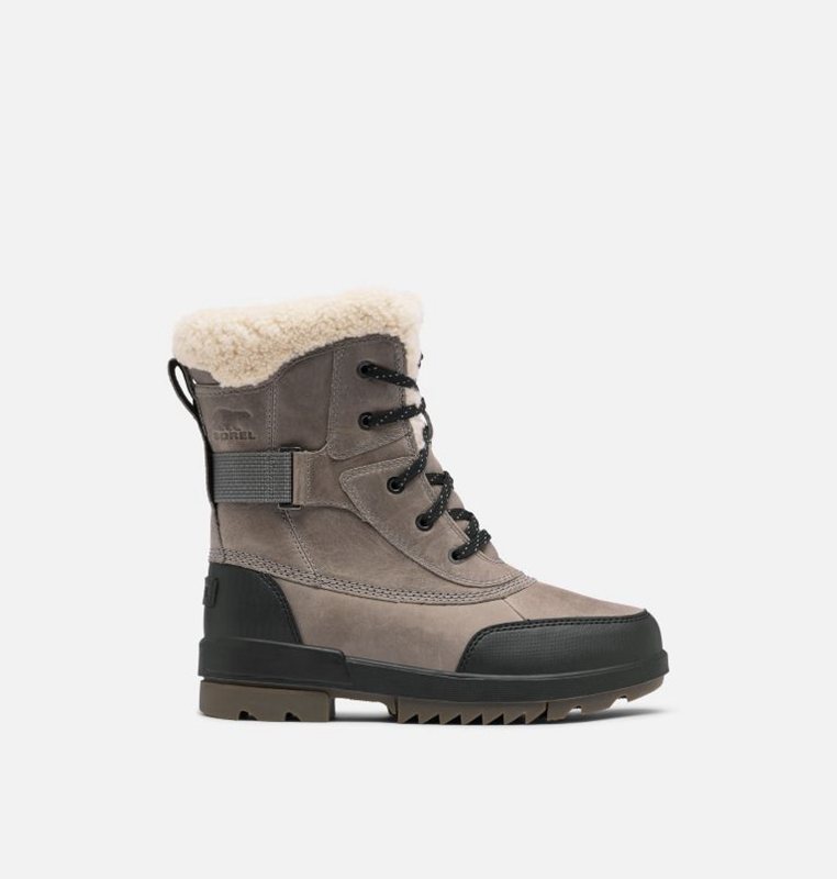 Womens Snow Boots Dark Grey - Sorel Tivoli™ IV Parc Mid - 741-VYKDUB